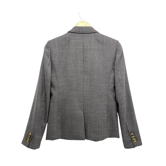 J. Crew Schoolboy Blazer Grey Wool Business Casual Academia Preppy Jacket Size 4 - Picture 6 of 13